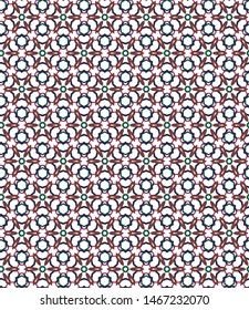 Geometric ornamental vector pattern. Seamless design texture.