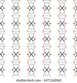 Geometric ornamental vector pattern. Seamless design texture.