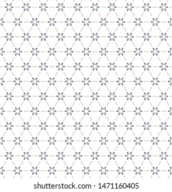 Geometric ornamental vector pattern. Seamless design texture.