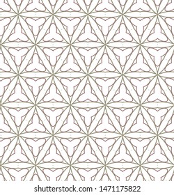 Geometric ornamental vector pattern. Seamless design texture.