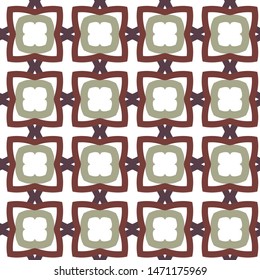 Geometric ornamental vector pattern. Seamless design texture.