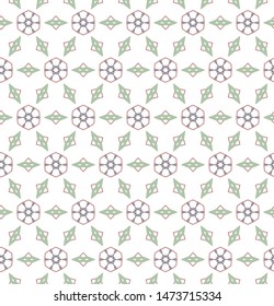 Geometric ornamental vector pattern. Seamless design texture.