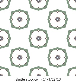 Geometric ornamental vector pattern. Seamless design texture.
