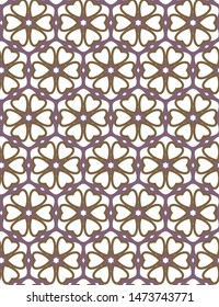 Geometric ornamental vector pattern. Seamless design texture.