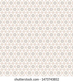Geometric ornamental vector pattern. Seamless design texture.