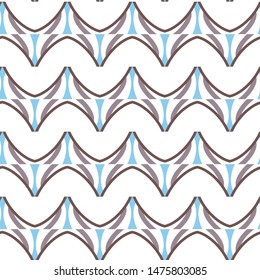 Geometric ornamental vector pattern. Seamless design texture.
