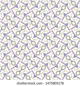 Geometric ornamental vector pattern. Seamless design texture.