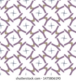 Geometric ornamental vector pattern. Seamless design texture.