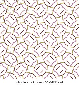 Geometric ornamental vector pattern. Seamless design texture.
