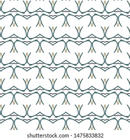 Geometric ornamental vector pattern. Seamless design texture.