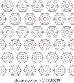 Geometric ornamental vector pattern. Seamless design texture.