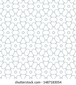 Geometric ornamental vector pattern. Seamless design texture.