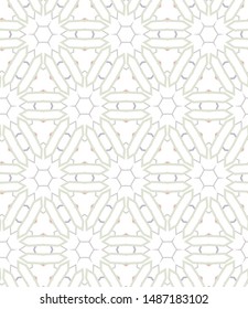 Geometric ornamental vector pattern. Seamless design texture.