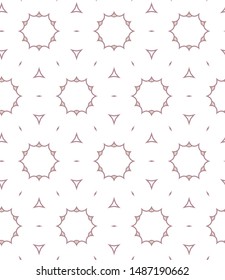 Geometric ornamental vector pattern. Seamless design texture.