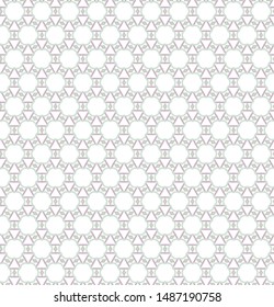 Geometric ornamental vector pattern. Seamless design texture.