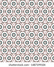 Geometric ornamental vector pattern. Seamless design texture.