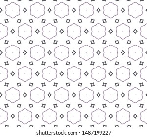Geometric ornamental vector pattern. Seamless design texture.