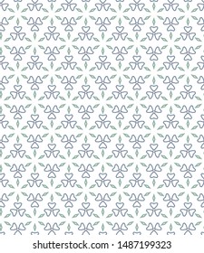 Geometric ornamental vector pattern. Seamless design texture.