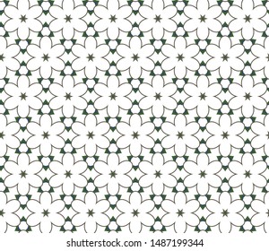 Geometric ornamental vector pattern. Seamless design texture.