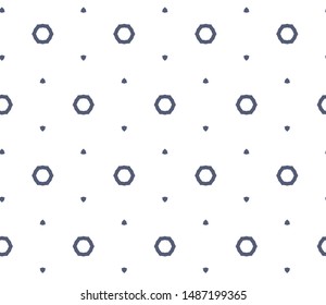 Geometric ornamental vector pattern. Seamless design texture.
