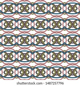 Geometric ornamental vector pattern. Seamless design texture.