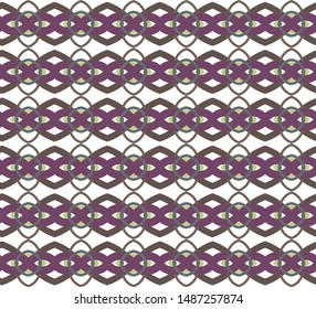 Geometric ornamental vector pattern. Seamless design texture.