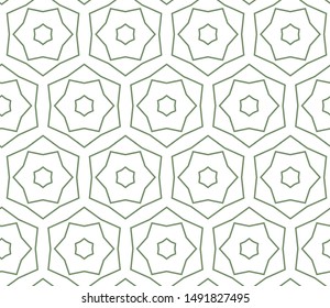 Geometric ornamental vector pattern. Seamless design texture.