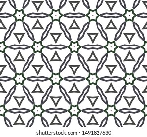 Geometric ornamental vector pattern. Seamless design texture.