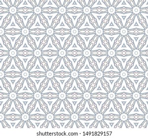 Geometric ornamental vector pattern. Seamless design texture.