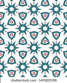 Geometric ornamental vector pattern. Seamless design texture.