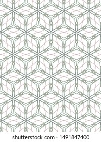 Geometric ornamental vector pattern. Seamless design texture.