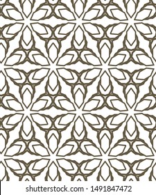 Geometric ornamental vector pattern. Seamless design texture.