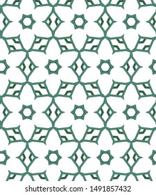 Geometric ornamental vector pattern. Seamless design texture.