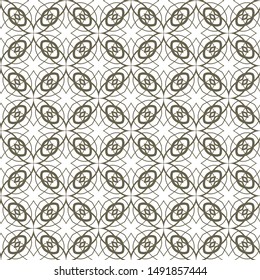 Geometric ornamental vector pattern. Seamless design texture.