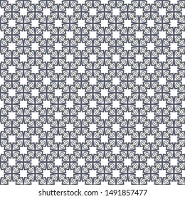 Geometric ornamental vector pattern. Seamless design texture.