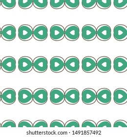 Geometric ornamental vector pattern. Seamless design texture.