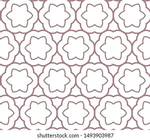 Geometric ornamental vector pattern. Seamless design texture.