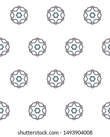 Geometric ornamental vector pattern. Seamless design texture.