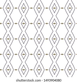Geometric ornamental vector pattern. Seamless design texture.
