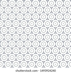 Geometric ornamental vector pattern. Seamless design texture.