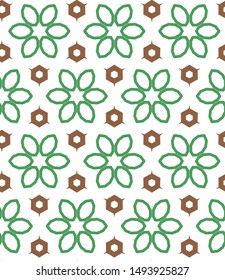 Geometric ornamental vector pattern. Seamless design texture.