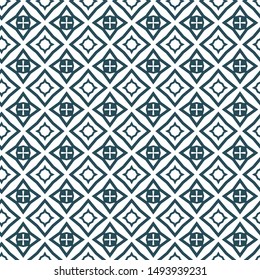 Geometric ornamental vector pattern. Seamless design texture.