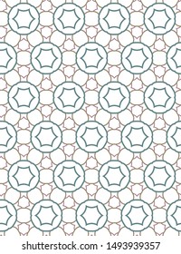 Geometric ornamental vector pattern. Seamless design texture.