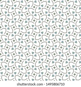 Geometric ornamental vector pattern. Seamless design texture.