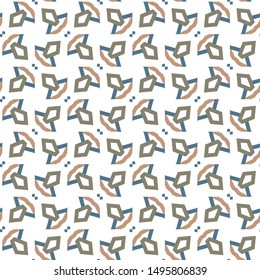 Geometric ornamental vector pattern. Seamless design texture.