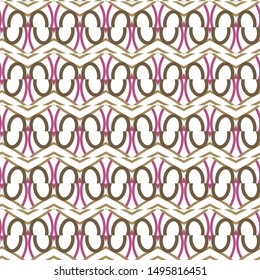 Geometric ornamental vector pattern. Seamless design texture.