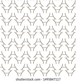 Geometric ornamental vector pattern. Seamless design texture.