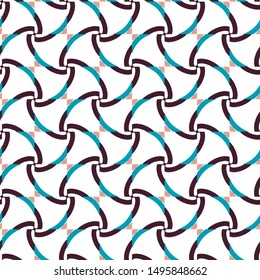 Geometric ornamental vector pattern. Seamless design texture.