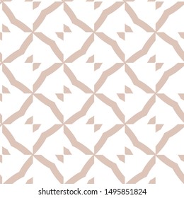 Geometric ornamental vector pattern. Seamless design texture.