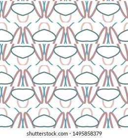 Geometric ornamental vector pattern. Seamless design texture.